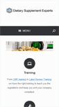 Mobile Screenshot of dietarysupplementexperts.com